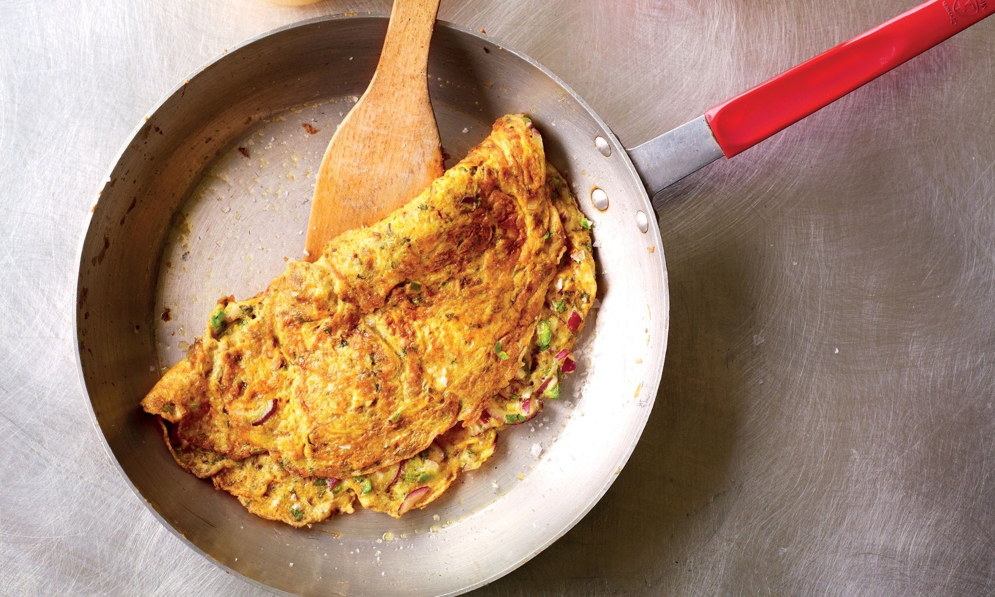 Herbal Infused American Style Omelette