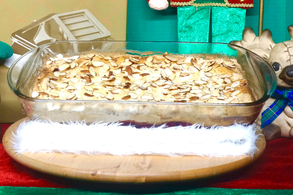 Herbal Infused Cherry Dump Cake