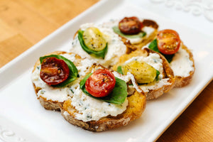 Herbal Infused Bruschetta